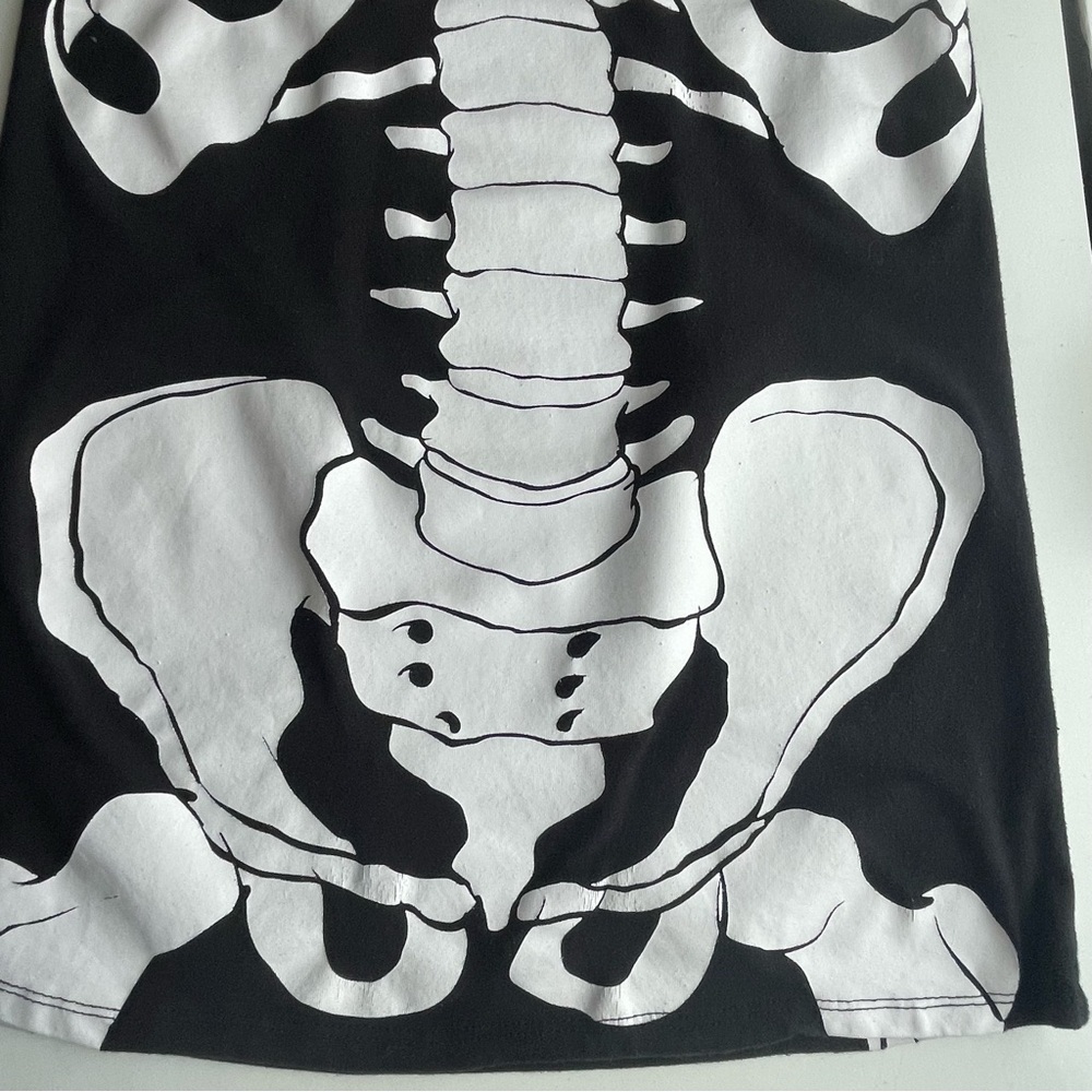 Vintage skeleton cotton dress - Picture 8 of 16